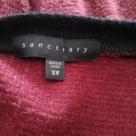 Sweater Top Women's XS Two Tone Tunic Pullover Casual Comfy Cozy - Picture 5 of 6